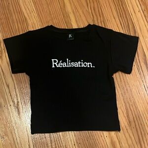 🖤realisation baby tee🖤